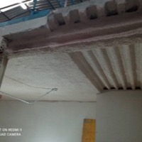 Protecció de forjat ceràmic i estructura metàl·lica